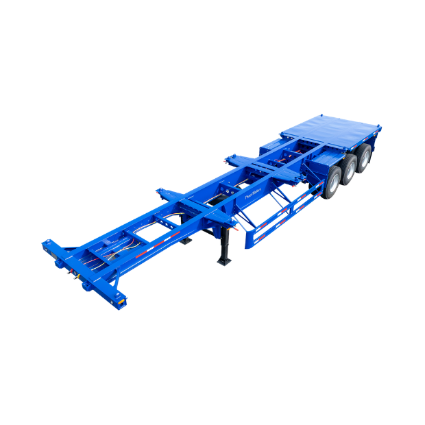 40′ Skeleton Tridem 12 Twist Locks