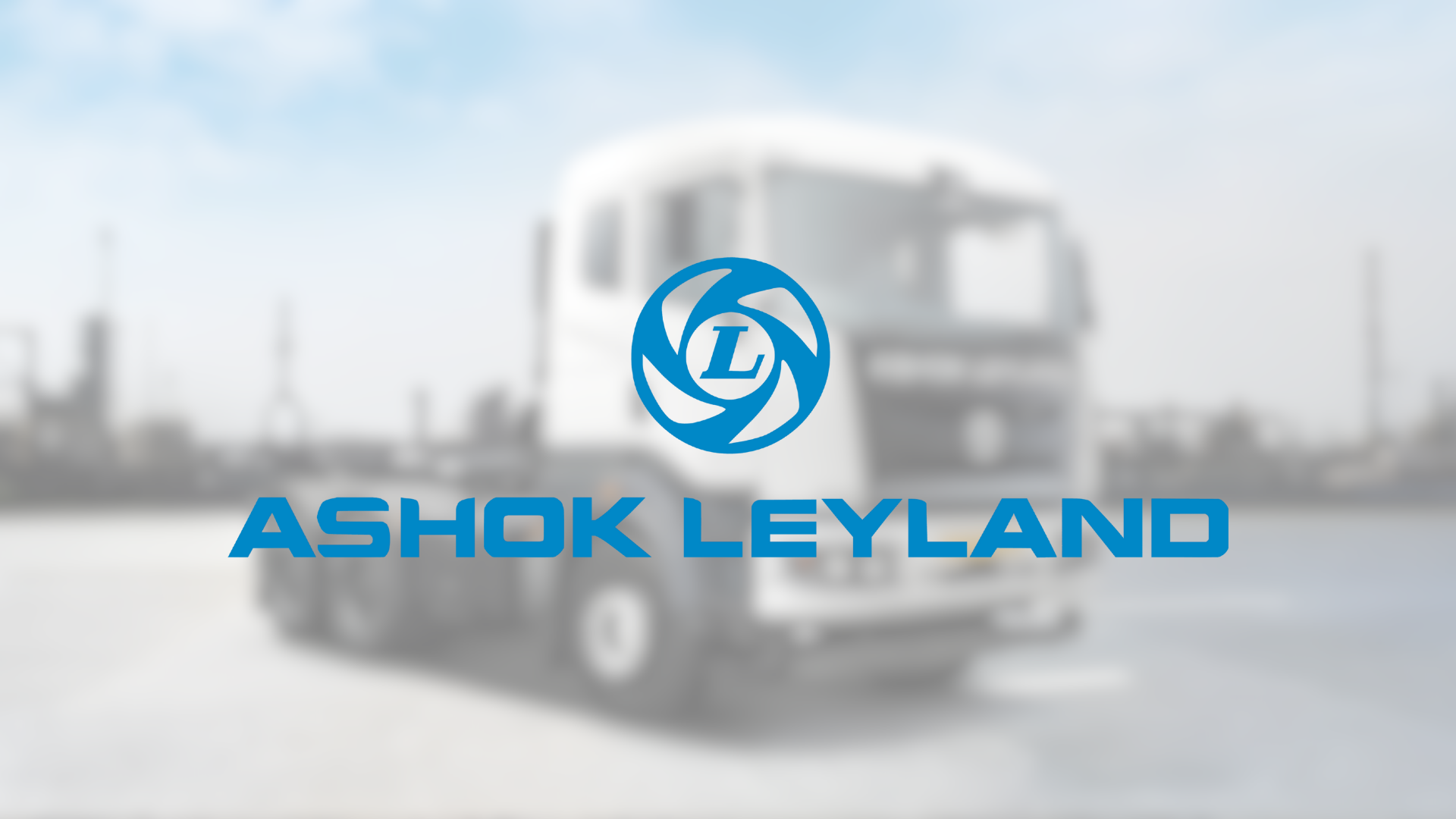Ashok Leyland Truck with Official Logo