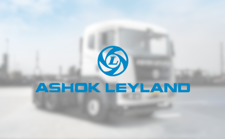Ashok Leyland Truck with Logo