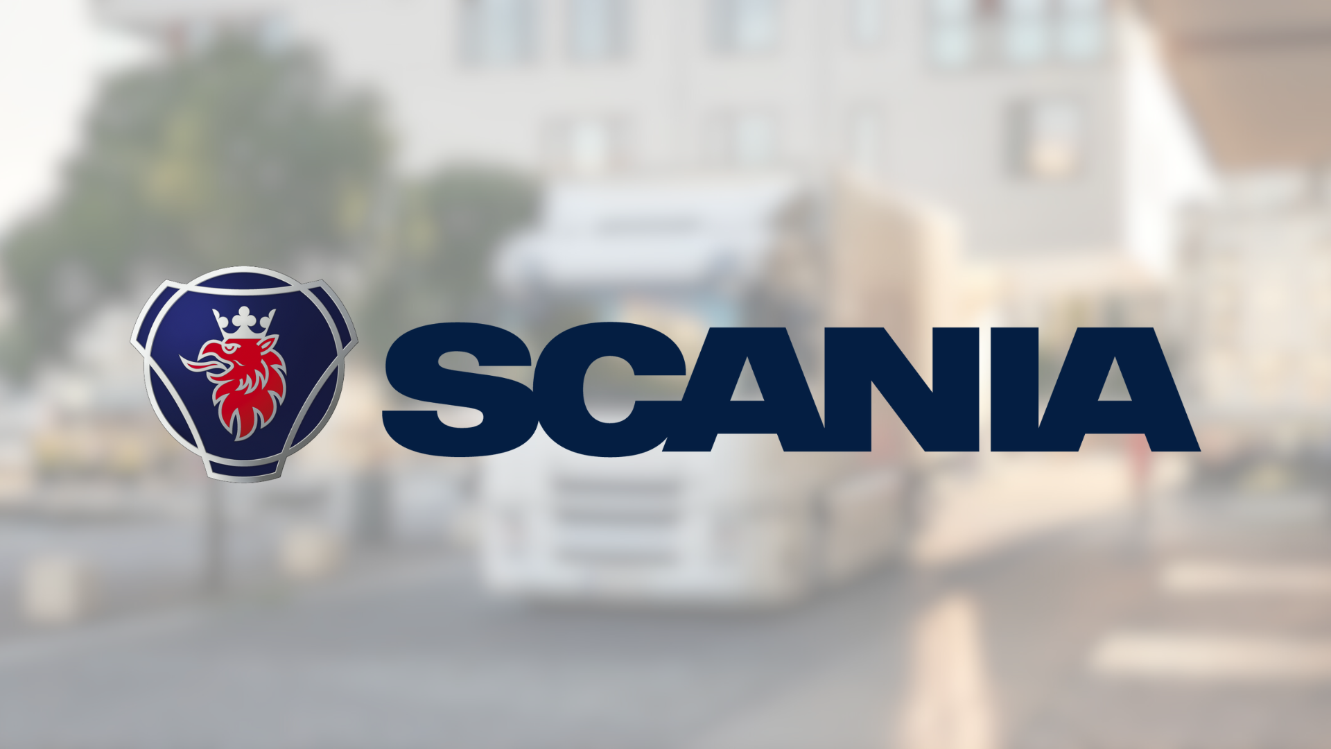 Scania Truck with Official Logo