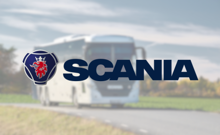 Scania Bus with Logo
