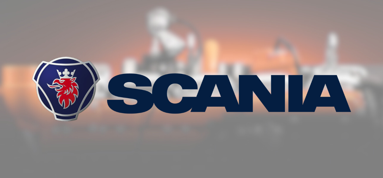 Scania Engine with Official Logo