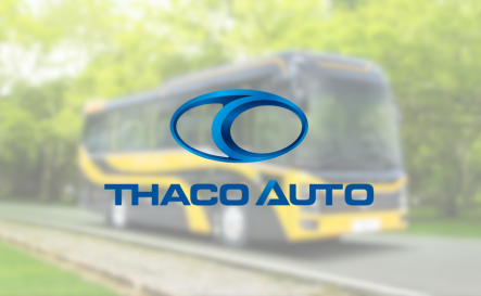 Thaco Auto Bus with Logo